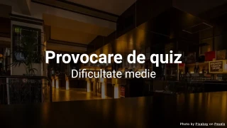 Quiz de Cultură Generală III (Dificultate Medie)