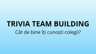 Șablon de Chestionar pentru Team Building