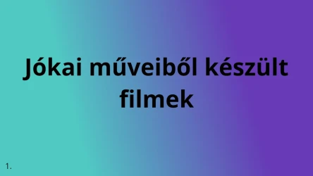Jókai filmek kvíz