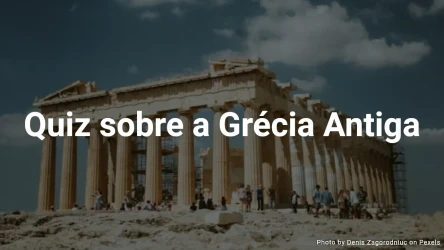 Quiz sobre a Grécia Antiga (Escolha Múltipla)
