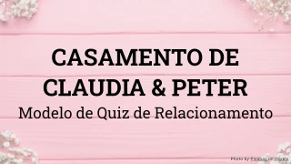 Modelo de Quiz de Casamento