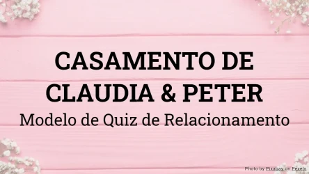 Modelo de Quiz de Casamento