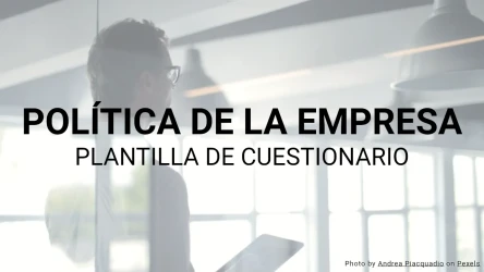 Plantilla de Cuestionario de Políticas de la Empresa