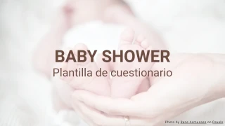 Plantilla de cuestionario para baby shower