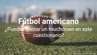 Cuestionario de fútbol americano