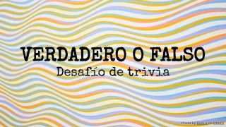 Cuestionario de verdadero o falso: ¡Desafío de trivia!