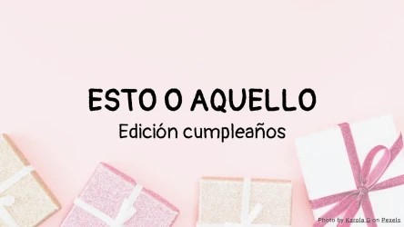 Esto o Aquello: Plantilla de quiz de cumpleaños