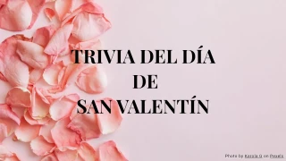 Cuestionario de trivia del Día de San Valentín (Opción múltiple)