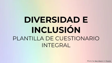 Plantilla de Cuestionario de Diversidad e Inclusión