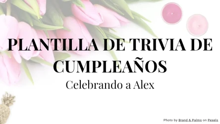 Plantilla de Trivia de Cumpleaños