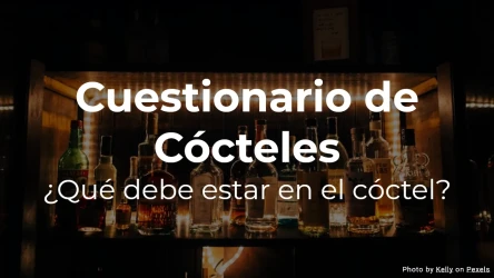 Cuestionario de Cócteles - ¿Qué debe estar en el cóctel?