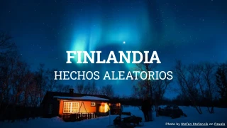 Cuestionario sobre Finlandia (Serie de Hechos Aleatorios)