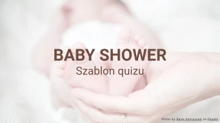Szablon quizu na baby shower