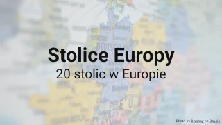Quiz o stolicach Europy