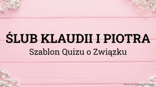 Szablon Quizu Ślubnego