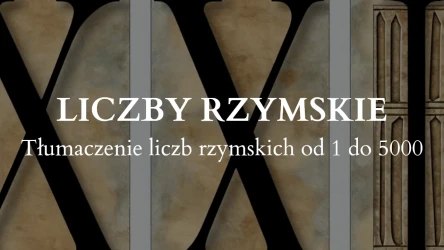 Tłumaczenie liczb rzymskich Quiz