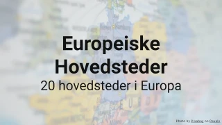 Quiz om Europeiske Hovedsteder