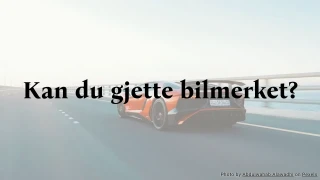 Quiz: Kan du gjette bilmerket?