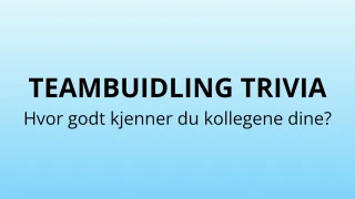 Quizmal for Teambygging