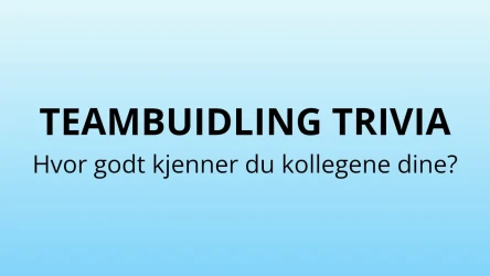 Quizmal for Teambygging