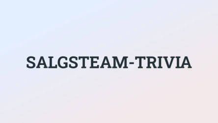 Quizmal for salgsteam-trivia