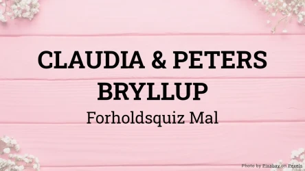Bryllupsquiz Mal