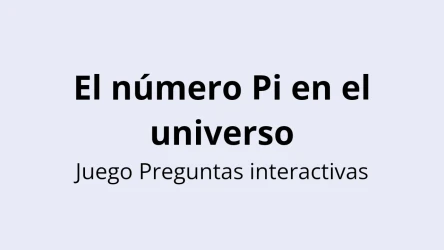 El número Pi en el Universo