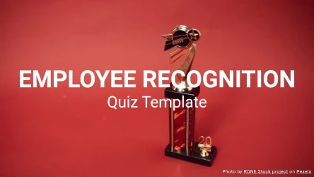 Employee Recognition Quiz Template