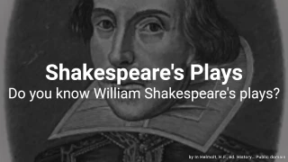 Shakespeare's Plays Quiz