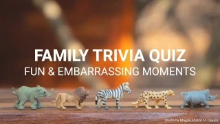 Family Trivia Quiz Template