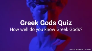 Greek Gods Quiz