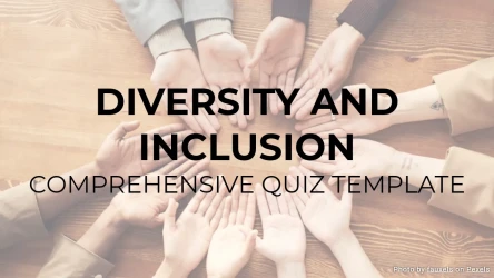 Diversity and Inclusion Quiz Template