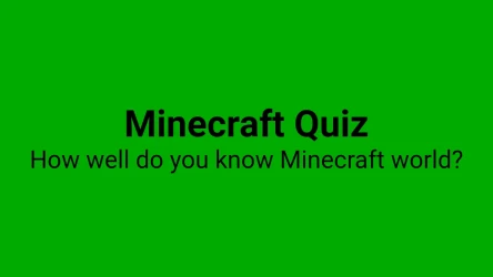 Minecraft Quiz