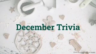 December Trivia Quiz