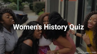 Women's History Quiz