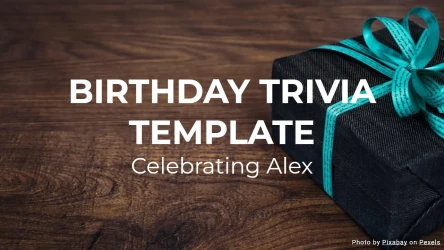 Birthday Trivia Quiz Template
