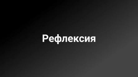 Рефлексия